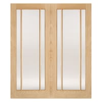 Lincoln Pairs Unfinished Oak Door 1524 x 1981mm