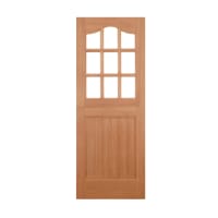 Stable 9 Light Hardwood M&T Door 838 x 1981mm