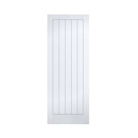 LPD Doors Vertical 5P Primed White Internal Fire Door 838 x 1981mm