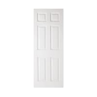 LPD Doors Textured 6P Primed White Internal Fire Door 838 x 1981mm