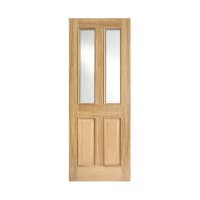 Richmond 2 Light Unfinished Oak Door 762 x 1981mm