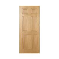 Regency 6 Panel Prefinished Oak Door 813 x 2032mm