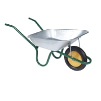 Haemmerlin Galvanised Wheelbarrow With Puncture Free Wheel 90 Litre