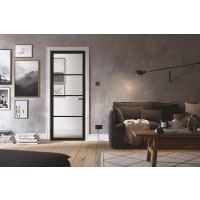 Soho 4L Primed Black Doors 533 x 1981mm