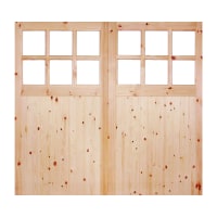 Single Glazed Garage Door Redwood Door 2135 x 1981mm