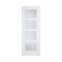 Vancouver 4 Light Primed White Door 826 x 2040mm