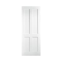 London 4 Panel Primed White Door 762 x 1981mm