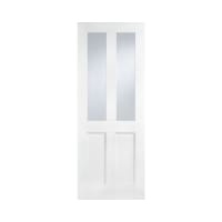 London 2 Light Primed White Door 838 x 1981mm