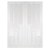 Coventry 3 Panel Pair Primed White Door 1067 x 1981mm