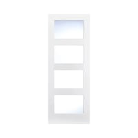 Shaker 4 Light Primed White Door 762 x 1981mm