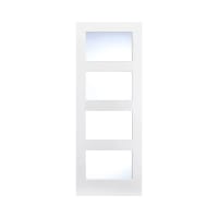 Shaker 4 Light Primed White Door 762 x 1981mm