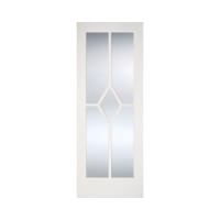 Reims Glazed Primed White Door 762 x 1981mm