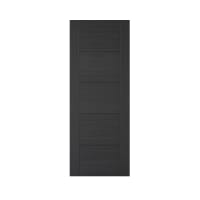 Vancouver 5 Panel Prefinished Charcoal Black Door 826 x 2040mm