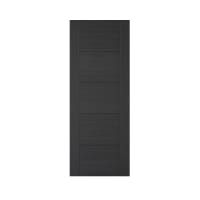 Vancouver 5 Panel Prefinished Charcoal Black Door 838 x 1981mm