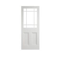 Downham Unglazed 9 Light Internal Primed White Door 686 x 1981mm