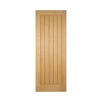 Mexicano Unfinished Oak Door 610 x 1981mm