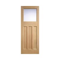 DX 30s Unfinished Oak Door 1981 x 762 x 35mm