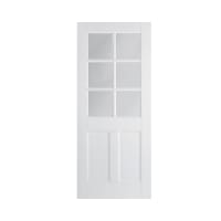 Canterbury 2 Panel 6 Light Primed White Door 838 x 1981mm