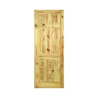 6 Panel Knotty Pine Door 762 x 1981mm