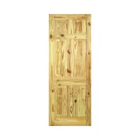 6 Panel Knotty Pine Door 813 x 2032mm