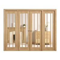 Lincoln Oak W8 Unfinished Oak Door 2478 x 2031mm