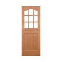 Stable 9 Light Hardwood Dowelled Door 838 x 1981mm