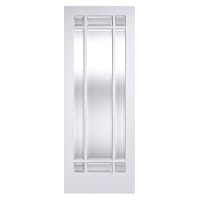 Manhattan 9 Light Primed White Door 838 x 1981mm
