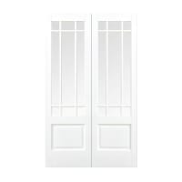 Downham 9 Light Glazed Primed White Door 1219 x 1981mm