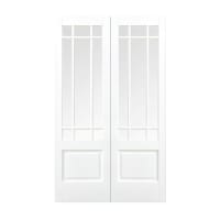 Downham 9 Light Glazed Primed White Door 914 x 1981mm