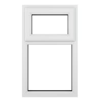 PVC-U Top Hung Window 610 x 1115 mm White