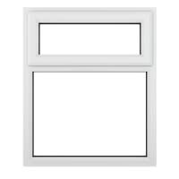 PVC-U Top Hung Window 905 x 965 mm White