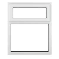 PVC-U Top Hung Window 905 x 1115 mm White