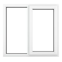 PVC-U RH Side Hung Window 1190 x 1190 mm White