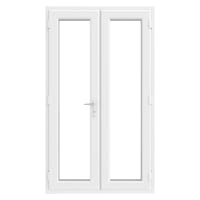 PVC-U French Door Left Hand Master 1290 x 2055 mm White