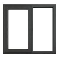 PVC-U LH Side Hung Window 1190 x 1040mm Grey/White