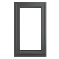 PVC-U LH Side Hung Window 610 x 1040 mm Grey/White