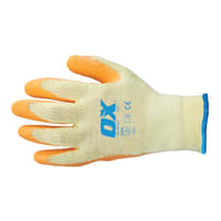 Ox Latex Grip Glove Size 9 (Large) Orange