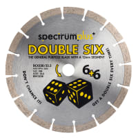 Ox Spectrum Plus DCX Double Six Trade Diamond Blade 230 x 22.2mm