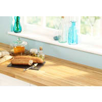 Jewson Solid Wood Worktop 3m x 640 x 38mm European Oak