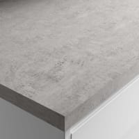 Jewson Square Edged Laminate Worktop 3m x 600 x 38mm Woodstone Grey