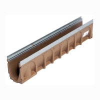 ACO MultiDrain M100D 10.0 Channel Galvanised Rail 1m x 135 x 200mm