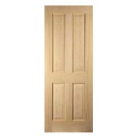 Kermos FSC Oak Regency Door 4-Panel 838mm x 1981mm