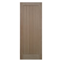 Jewson FSC Oak Door 5 Panel Vertical Standard 610 x 1981mm