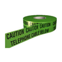 Utilinet Underground Warning Tape 365m x 150mm Telephone Cable