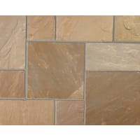 Marshalls Indian Sandstone Paving 560 x 560 x 22mm Brown Multi