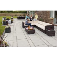 Marshalls Fairstone Granite Eclipse Paving Slab 606 x 606 x 25mm 18.18m² Light Pack of 50