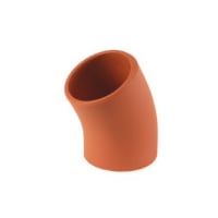 Hepworth SuperSleve 30° Plain Clay Bend 150mm Brown