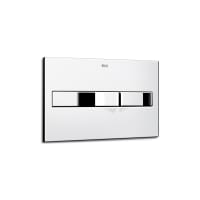 Roca In-Wall PL2 Dual Flush Plate Concealed Chrome