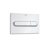 Roca In-Wall PL1 Dual Flush Plate Concealed Chrome