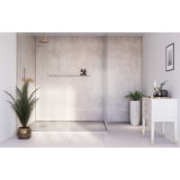 Showerwall Proclick Shower Wall Panel 2440 x 1200mm Gold Slate Matte
